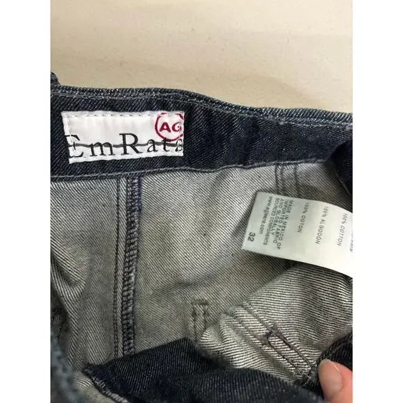 New AG Adriano Goldschmied x EmRata Amia High Rise Wide Leg Cargo Jeans 32 (14) - Picture 7 of 7